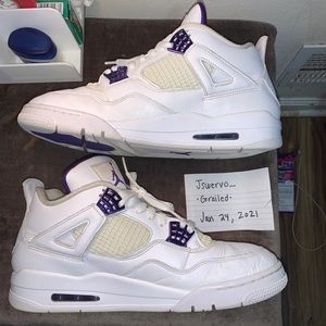 Jordan 4 metallic purple